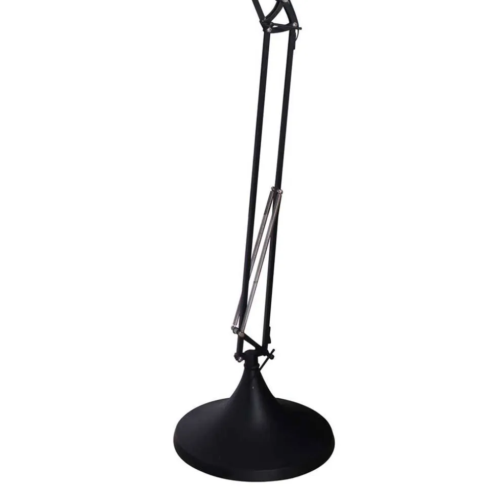 Schwarze Stehleuchte im Retro Design - Cretas