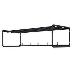 Schwarze Wandgarderobe & Spiegel - Creemas (zweiteilig)