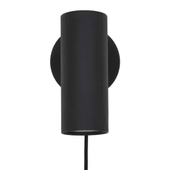 Schwarze Wandleuchte aus Stahl - Sharkona