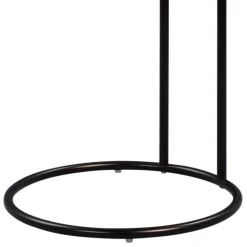 Schwarzer Anstelltisch in Rund 45cm - Odyssena