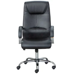 Schwarzer Bürosessel mit Lendenwirbelstütze - Wallis