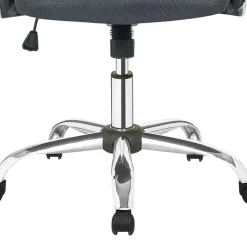 Schwarzer Chefsessel im Material Mix - Rajaco