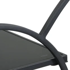 Schwarzer Design-Servierwagen aus Metall - Nucina