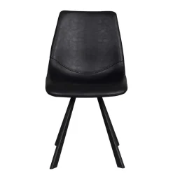 Schwarzer Eiche Esstisch & Stühle - Namac (fünfteilig)