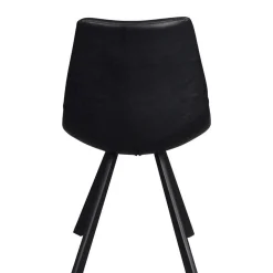 Schwarzer Eiche Esstisch & Stühle - Namac (fünfteilig)