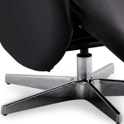 Schwarzer Entspannungssessel mit Armlehnen - Registran