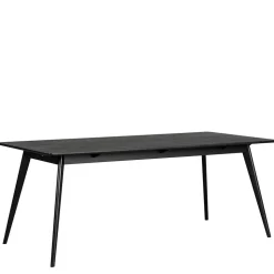 Schwarzer Esszimmer Tisch im Retro Style - Vartana