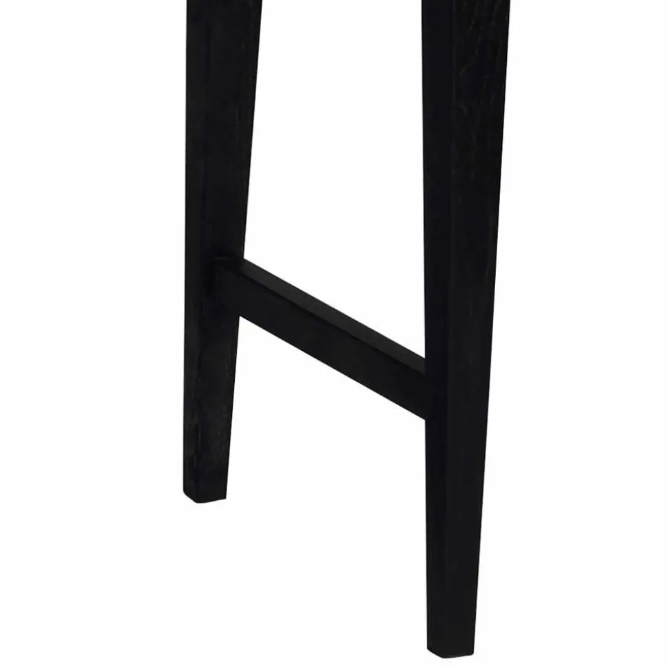 Schwarzer Konsolentisch mit Schublade - Geskan