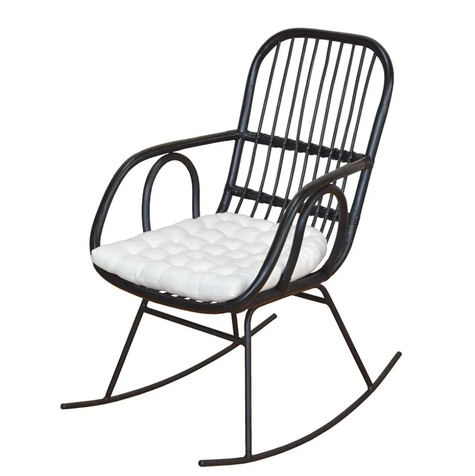 Schwarzer Schaukelstuhl modern - Italiano