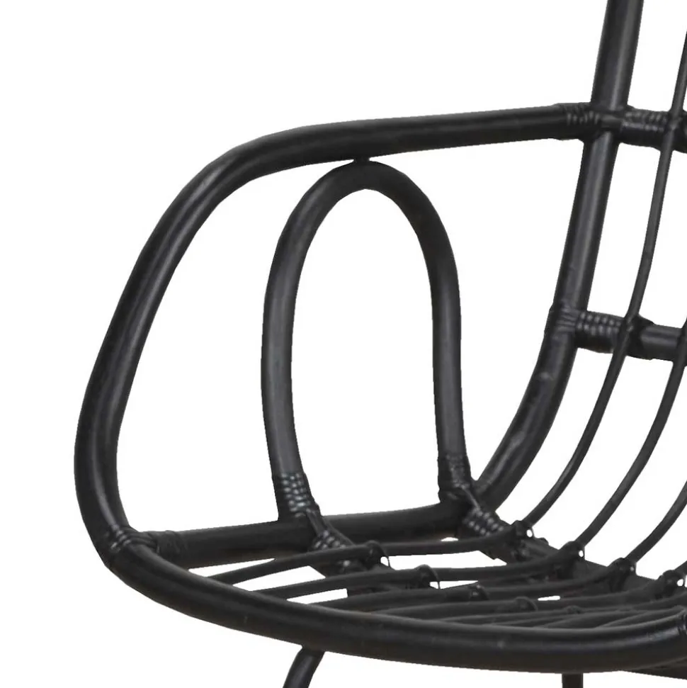 Schwarzer Schaukelstuhl modern - Italiano