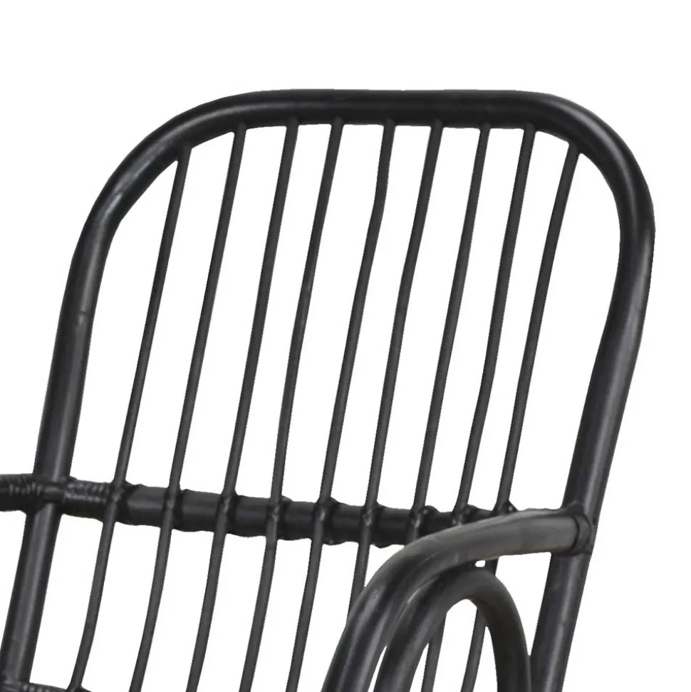 Schwarzer Schaukelstuhl modern - Italiano