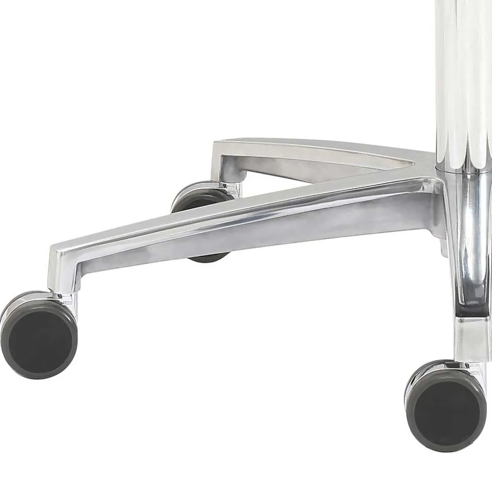 Schwarzer Schreibtischsessel mit Lederbezug - Heliawa