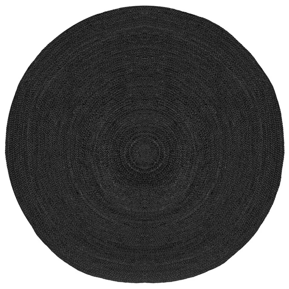 Schwarzer Teppich aus Jute - Cerbula