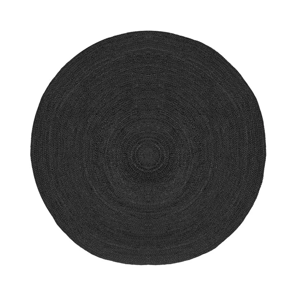 Schwarzer Teppich aus Jute - Cerbula
