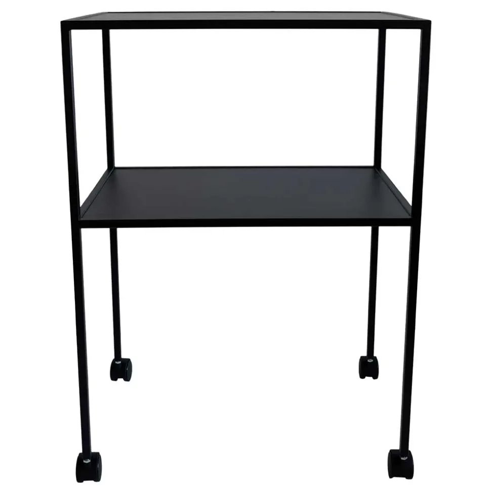 Schwarzer Tisch auf Rollen - Yarisis