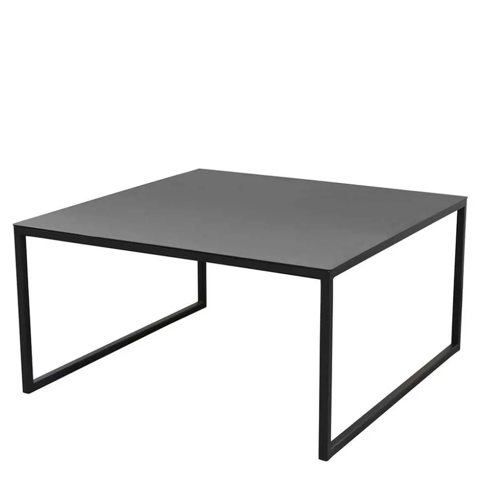 Schwarzer Wohnzimmertisch 59x30x59 cm - Vita