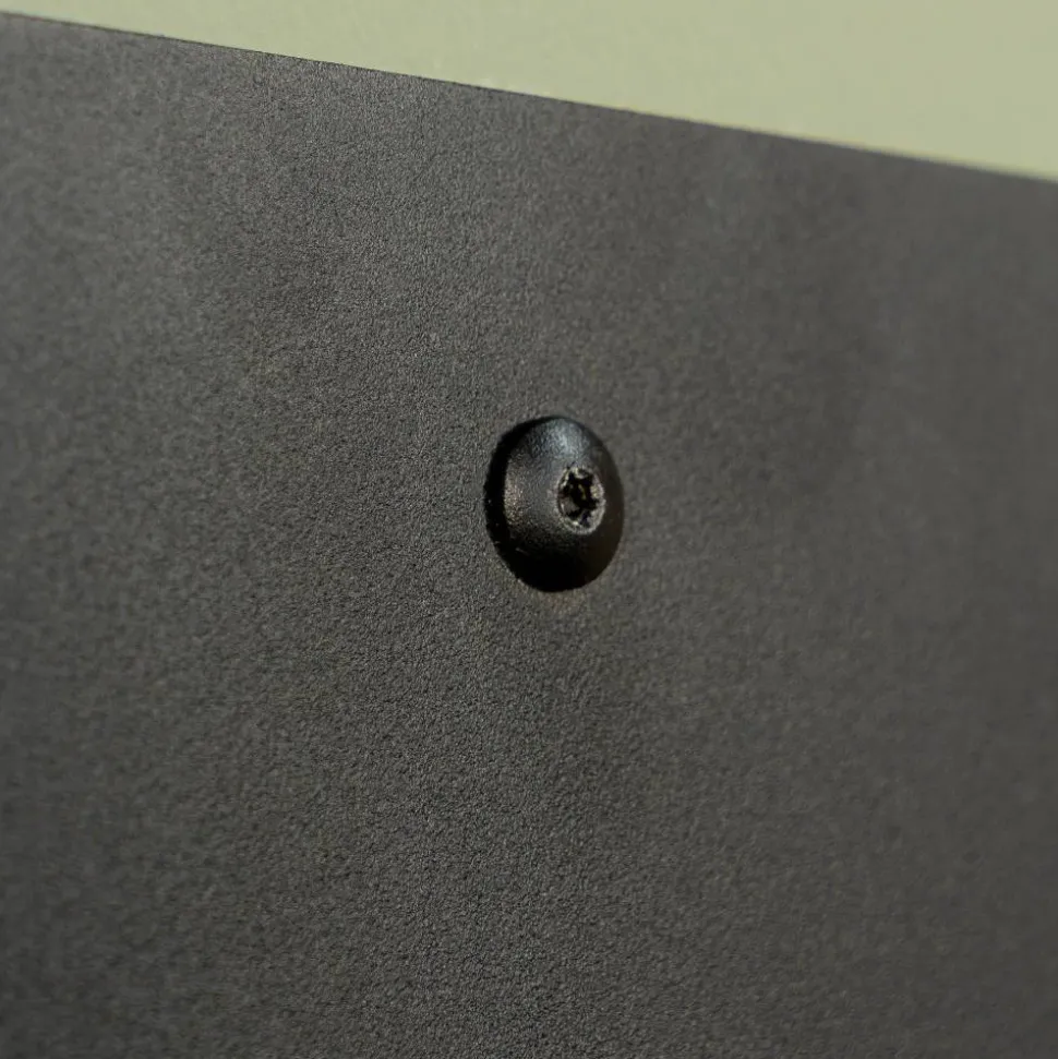 Schwarzes Hängeboard in halbrunder Form - Feliana