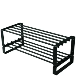 Schwarzes Schuh-Regal aus Stahl - Satroni