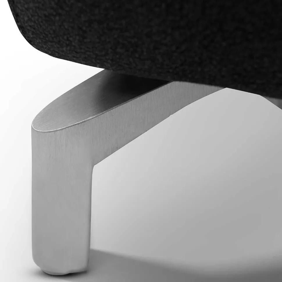 Schwarzes Zweier Sofa mit Relaxfunktion - Salma