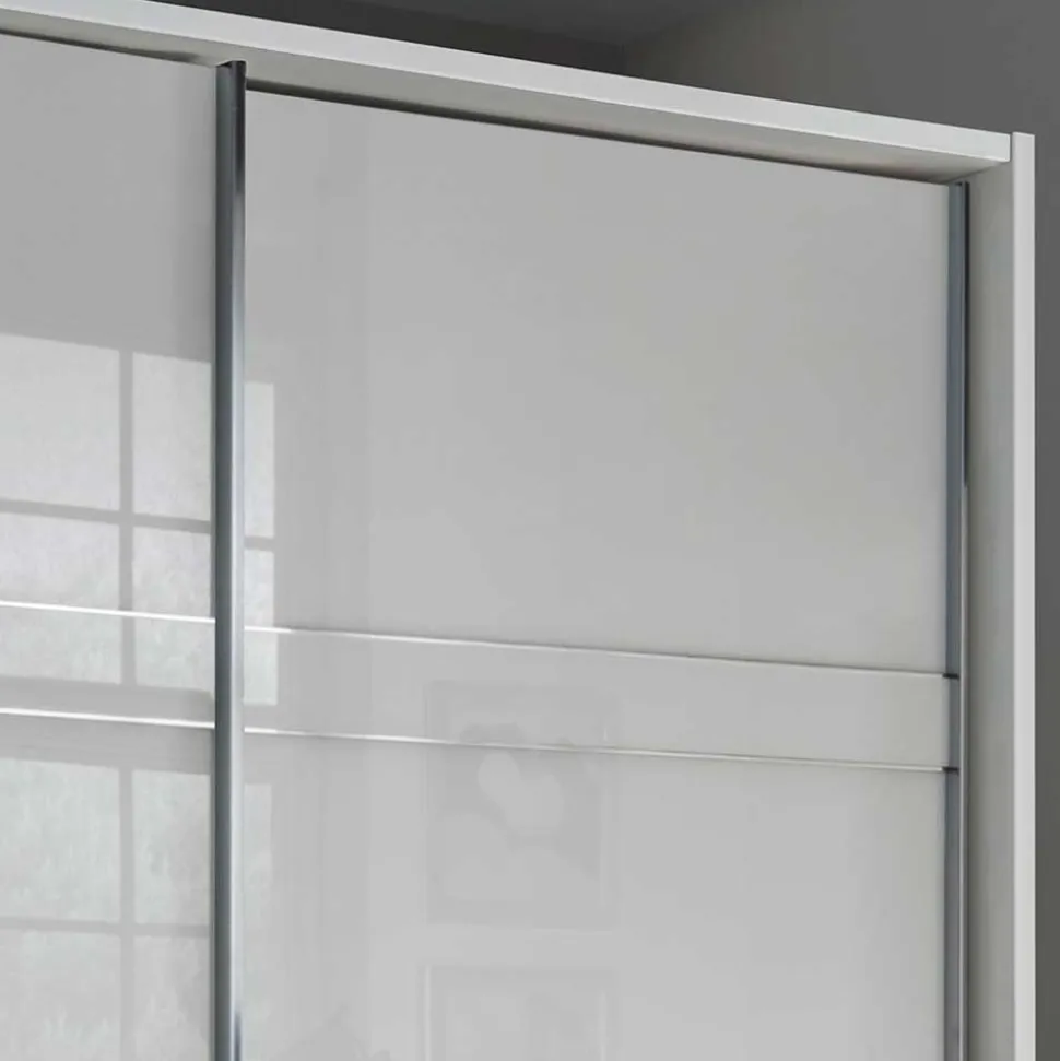 Schwebetüren Kleiderschrank mit Glas Front - Ekino