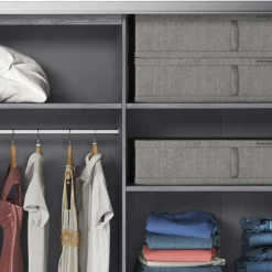 Schwebetüren-Kleiderschrank in Eiche Grau - Carika