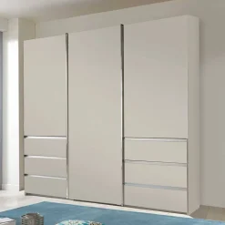 Schwebetüren-Kleiderschrank in Champagner - 3-türig - Vilantinos