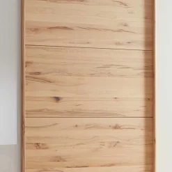 Schwebetürenschrank in Kernbuche & Beige - Krofun