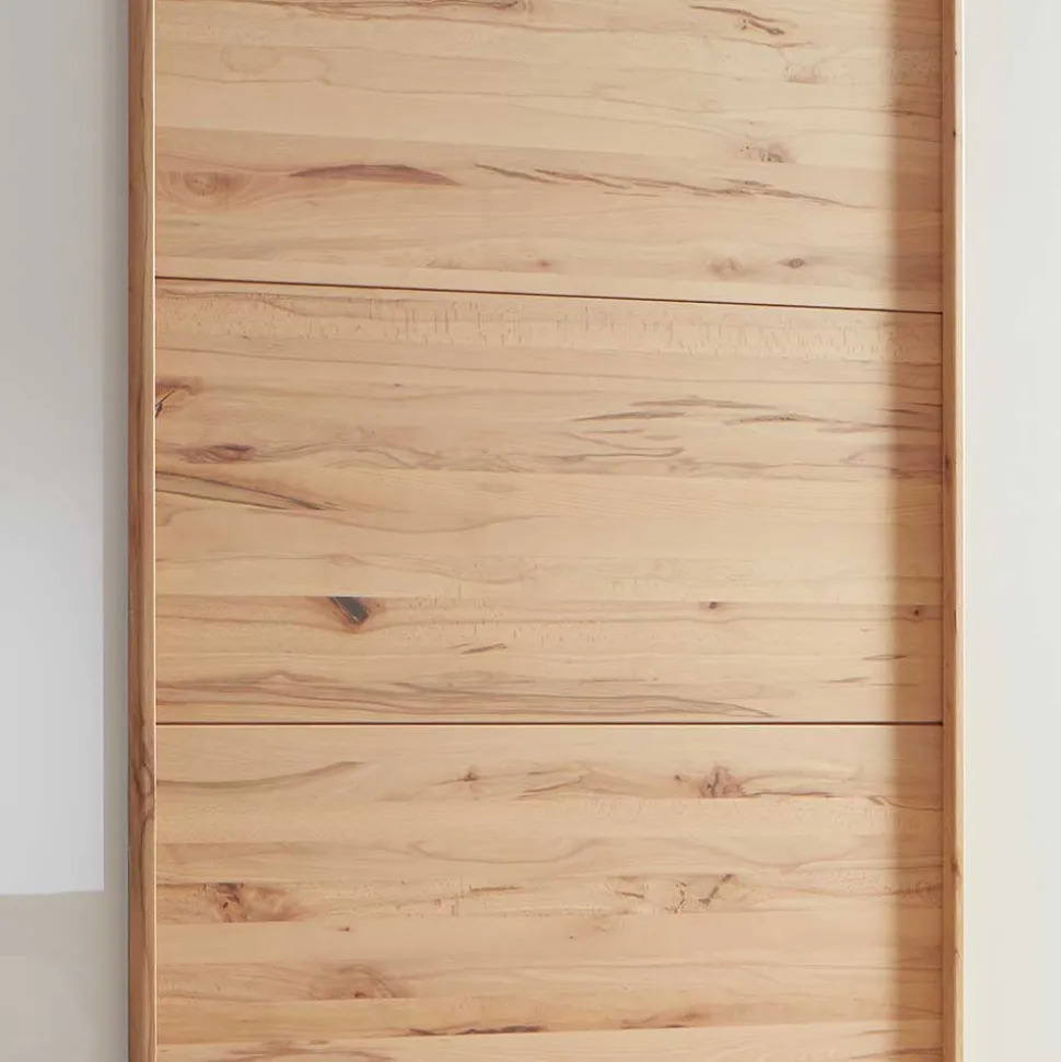 Schwebetürenschrank in Kernbuche & Beige - Krofun