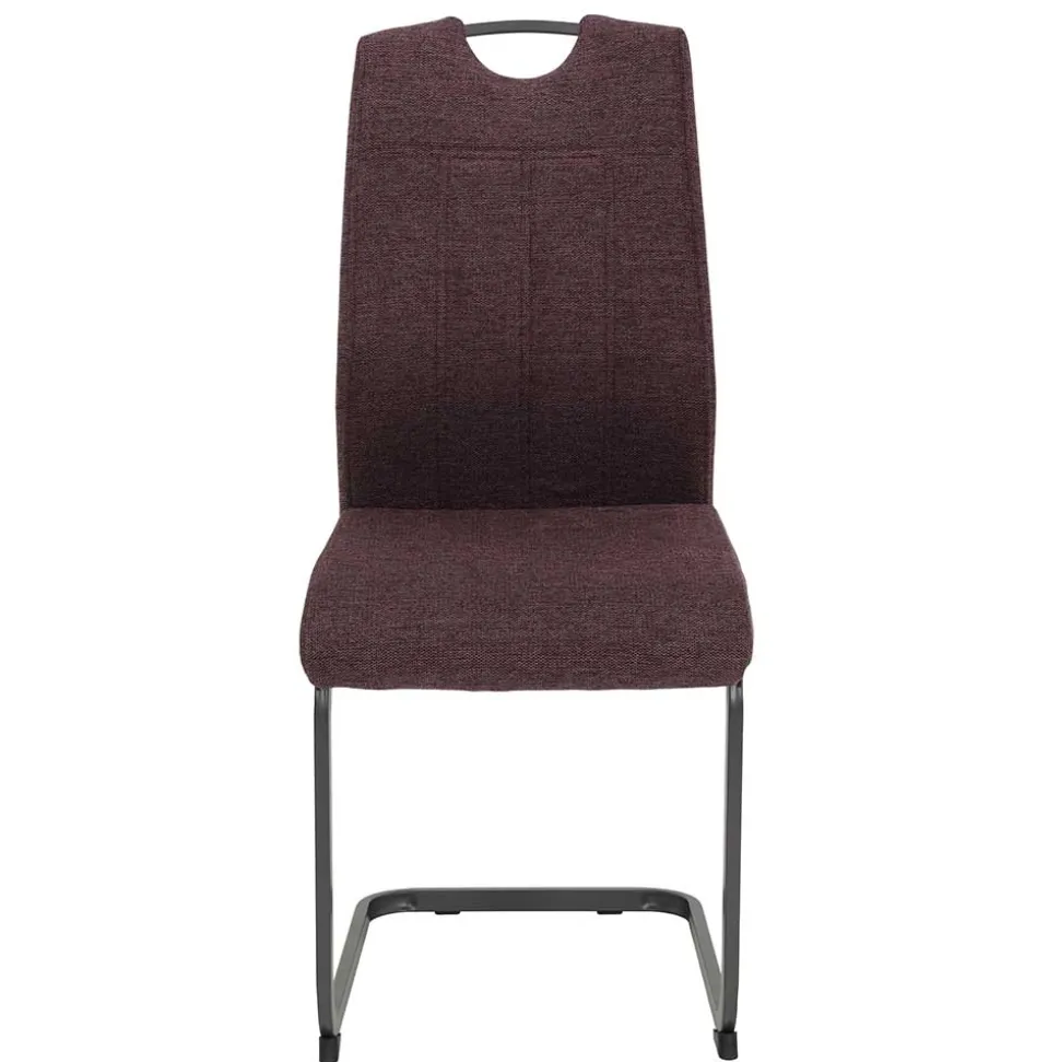 Schwingstühle in Bordeaux - Lowellsa (Set)