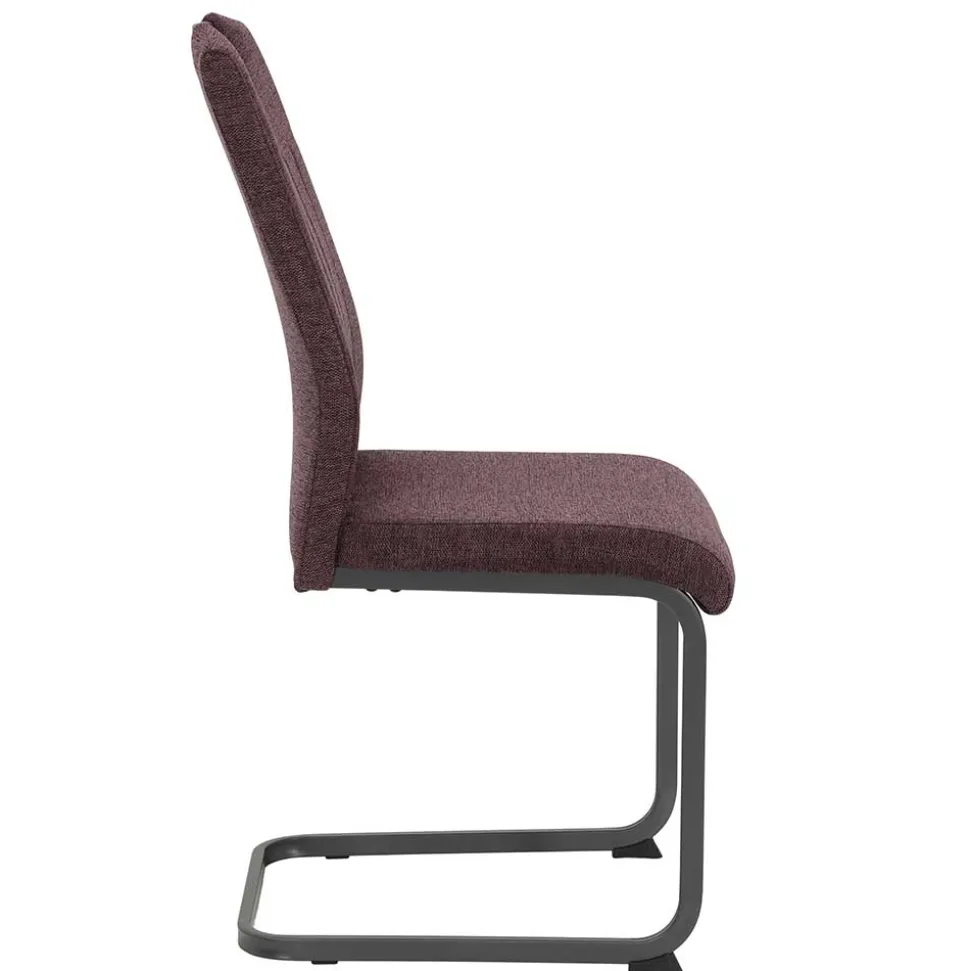 Schwingstühle in Bordeaux - Lowellsa (Set)