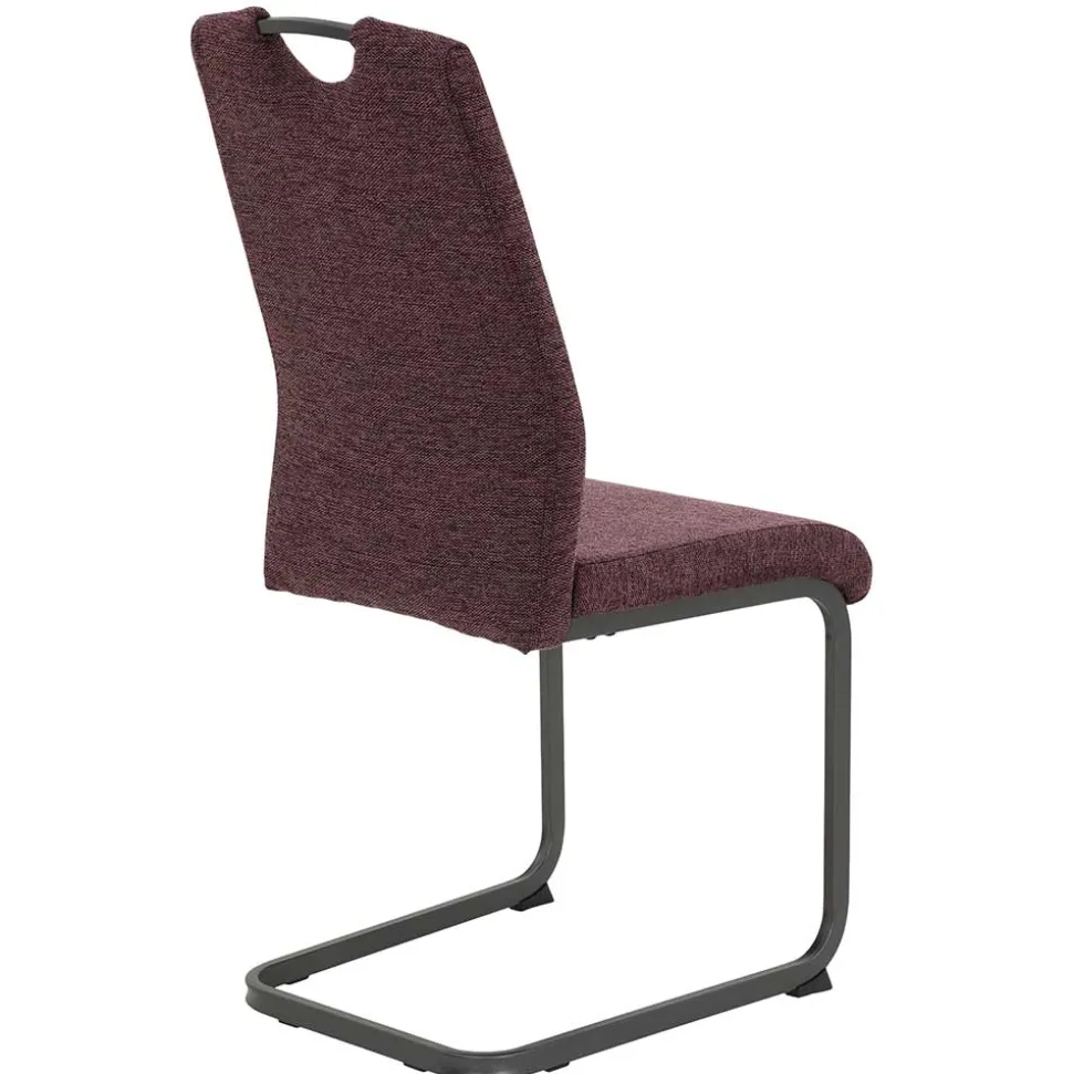 Schwingstühle in Bordeaux - Lowellsa (Set)