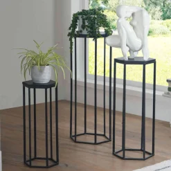 Sechseckige Beistelltische 3-Satz - Lombadossa (dreiteilig)