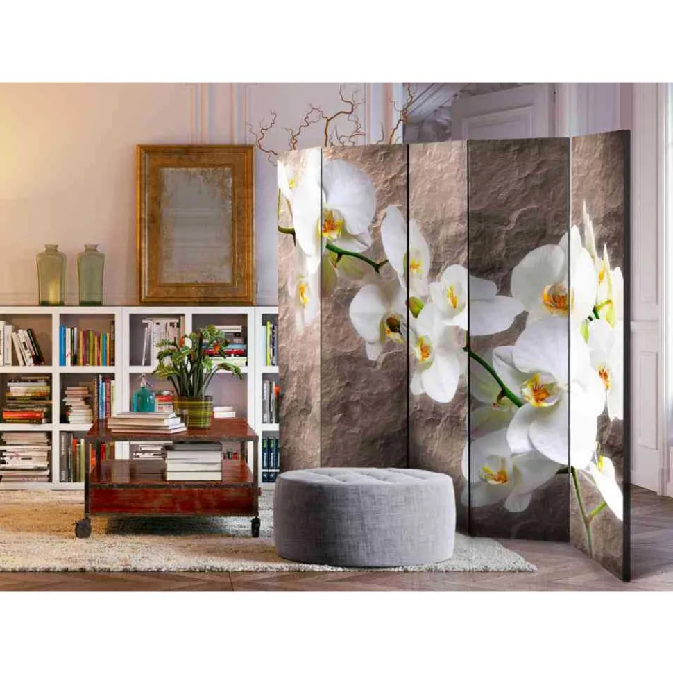 2-seitig bedruckter Paravent aus Leinwand - Lorenzina