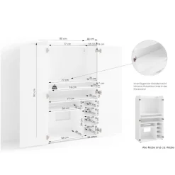 Sekretär Computerschrank in modernem Design - Brossiny