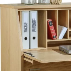 Sekretär Schreibtisch Schrank in Eiche - Ryan