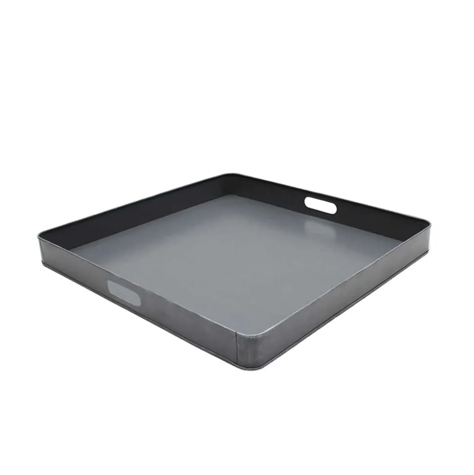 Serviertablett quadratisch mit Grifflöchern - Barossio