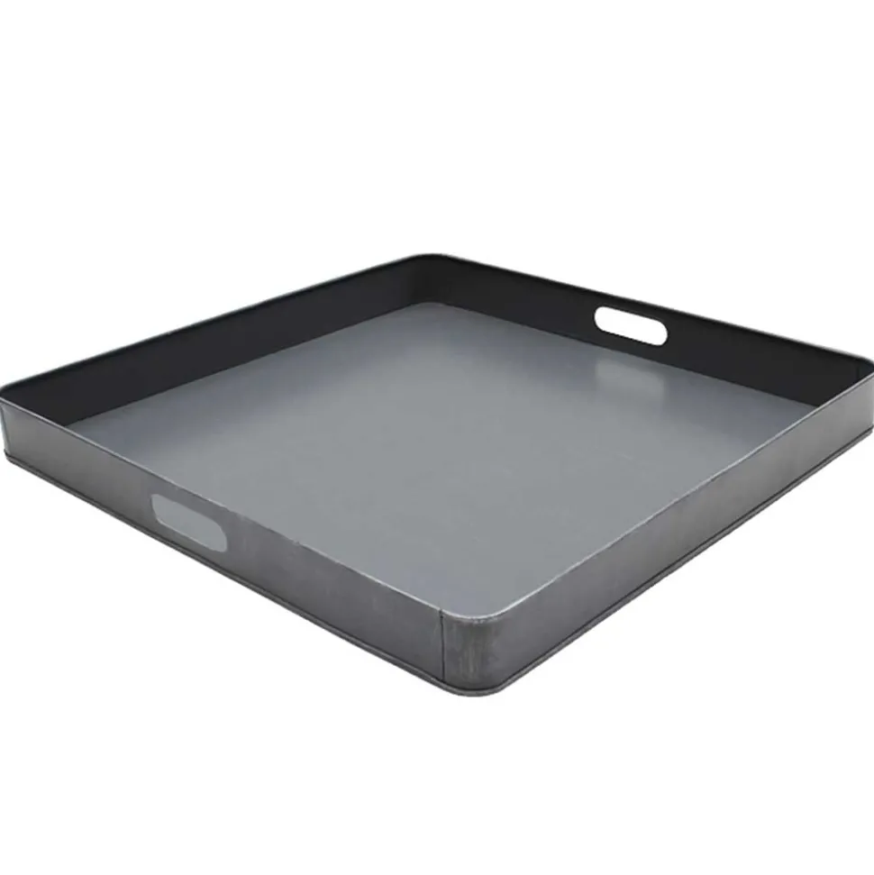 Serviertablett quadratisch mit Grifflöchern - Barossio