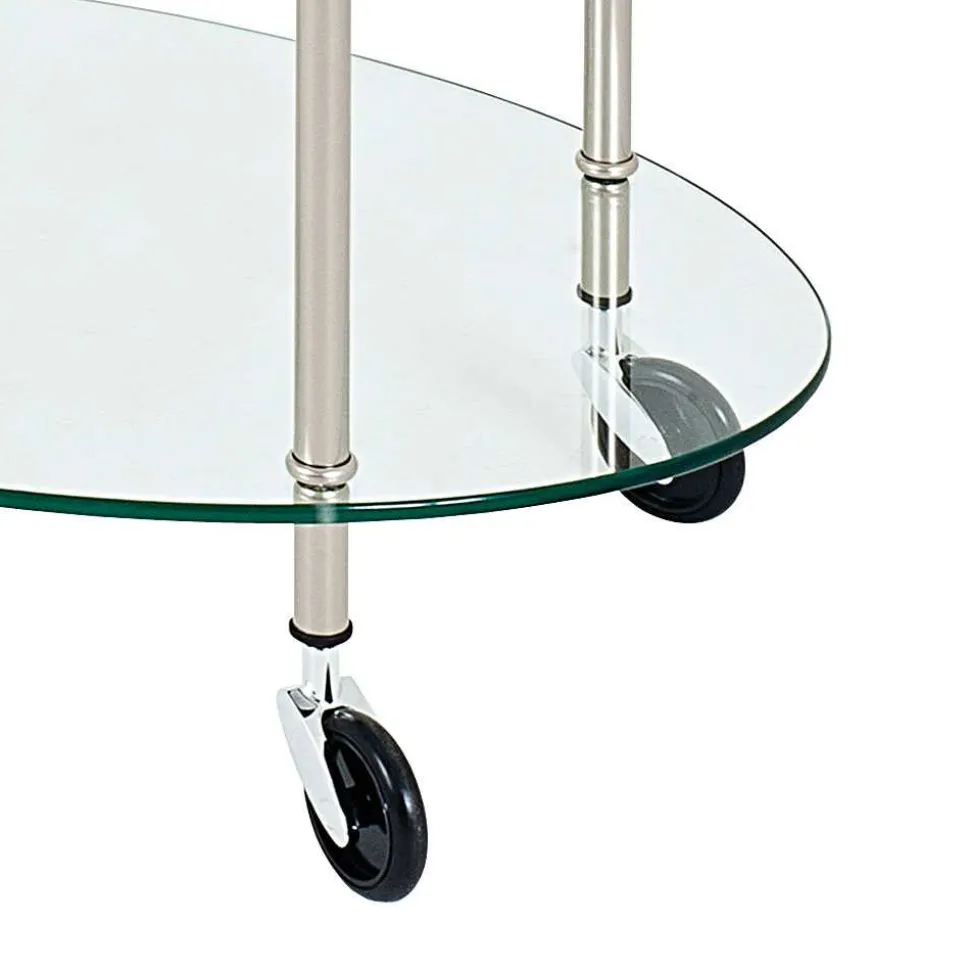 Servierwagen Alessandra aus Glas