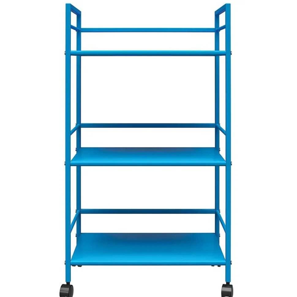 Servierwagen in Türkis Blau - Orchid