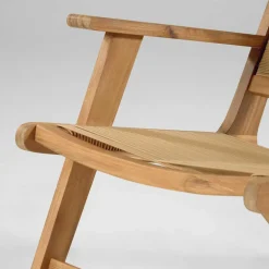 Sessel aus Kunstrattan & Massivholz - Weymo