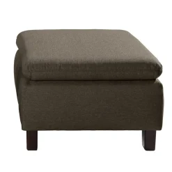 Sessel in Beigegrau und Nussbaum - Abecra