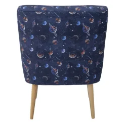 Sessel in Blau mit Planeten und Sternen - Marcs