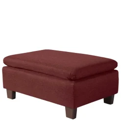 Sessel in Rot und Nussbaum Braun - Capital