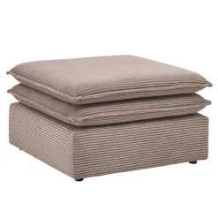 Sessel mit Hocker im Set - Anyna (zweiteilig)