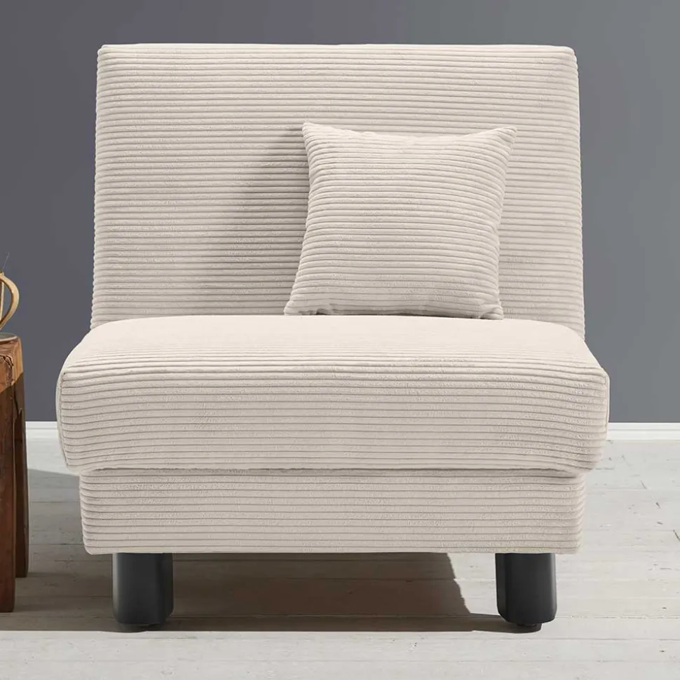 Sessel mit Schlaffunktion in Beige - Samurai