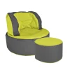 Sessel Sitzsack Mapsy in Grün Grau