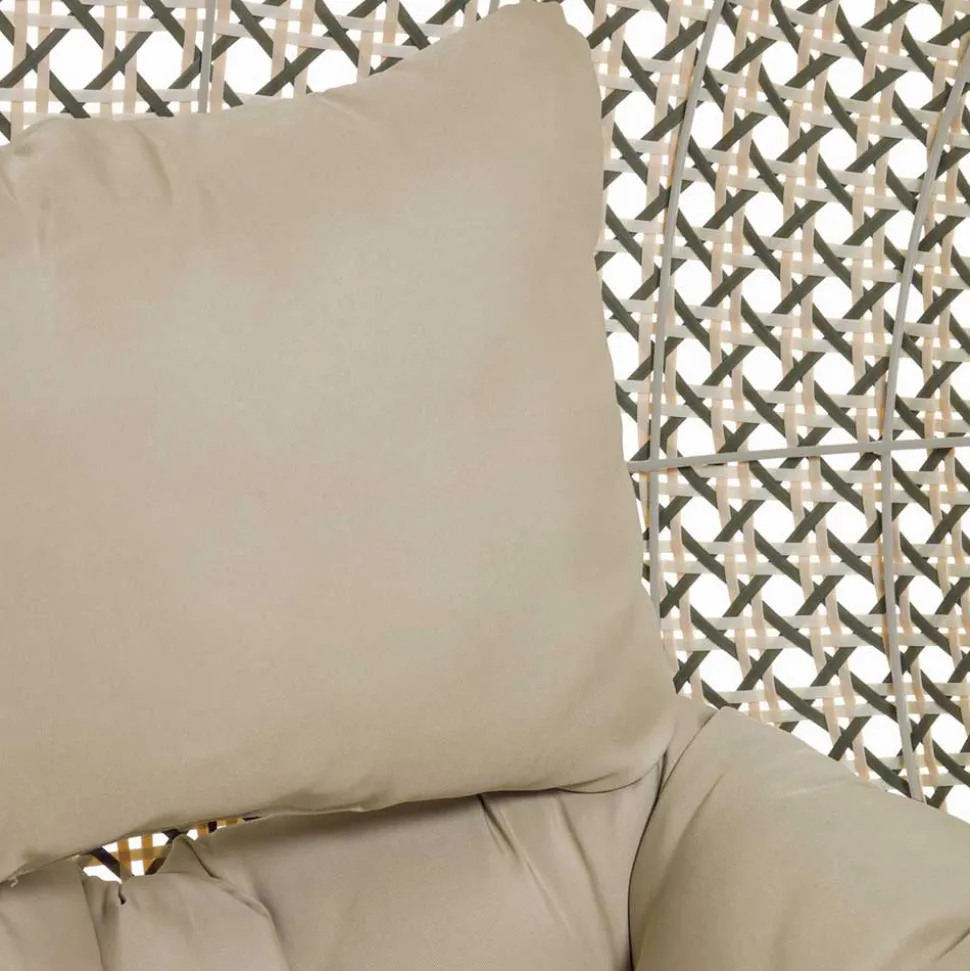 Sessel zum Aufhängen aus Geflecht Kunstrattan - Luka