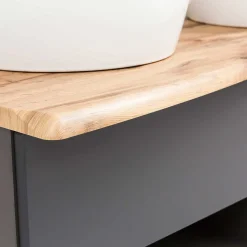 Set Badmöbel mit Doppel-Waschtisch - Breznia (dreiteilig)