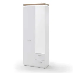 Set Dielen Möbel Kombi mit LED - Nusenia (fünfteilig)