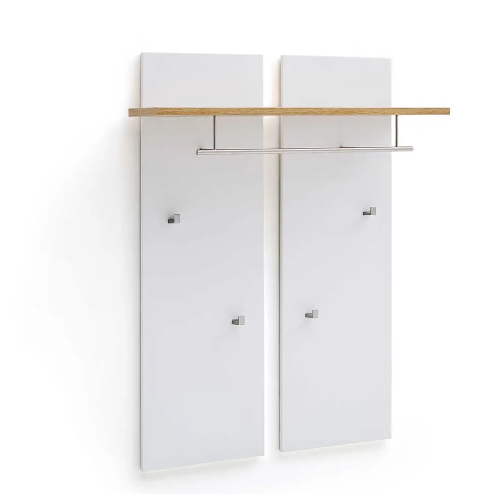 Set Dielen Möbel Kombi mit LED - Nusenia (fünfteilig)